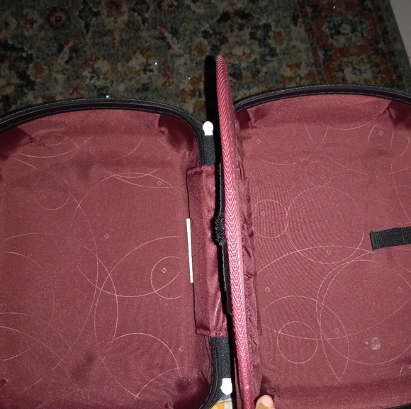 SAMSONITE BEUTY CASE GREY SNAKE SKIN PRINT. - Picture 7 of 8